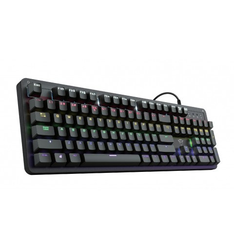 Trust GXT 863 Mazz clavier USB QWERTY Italien Noir