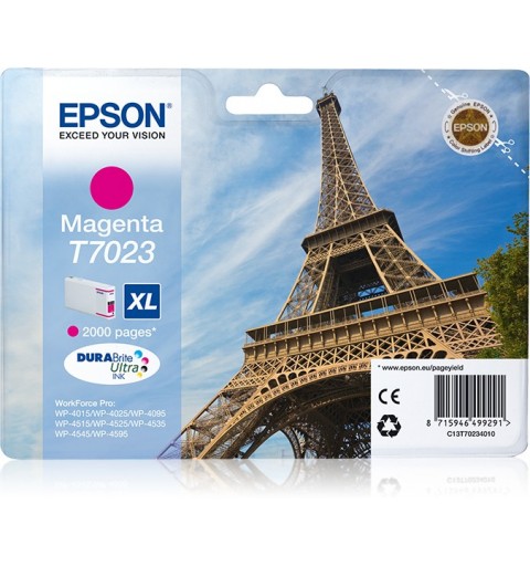 Epson Eiffel Tower Cartucho T70234010 magenta XL