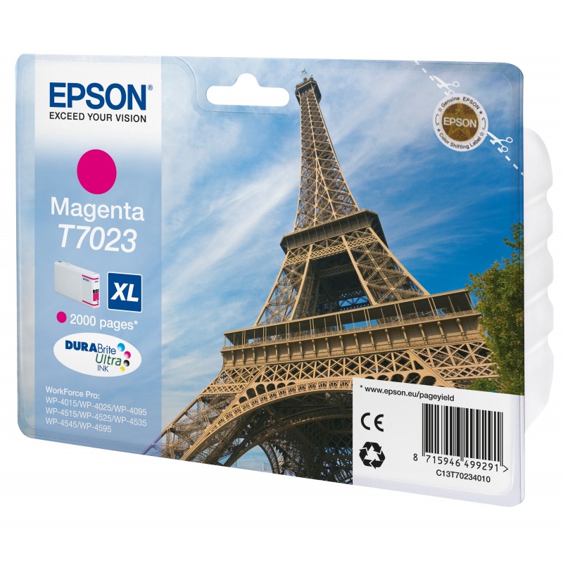 Epson Eiffel Tower Cartucho T70234010 magenta XL