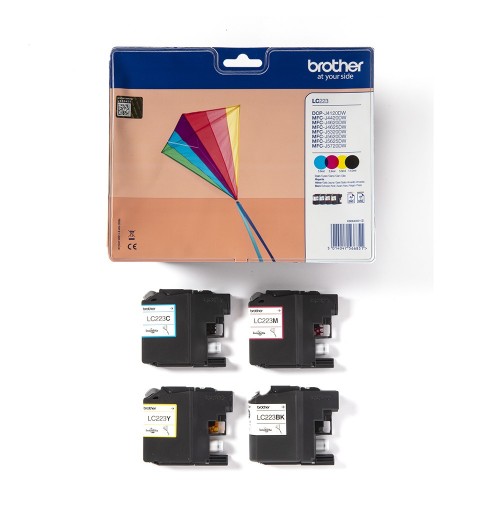 Brother Genuine LC223VALBP Ink Cartridge Multipack