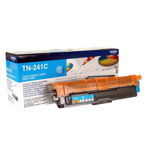 Brother TN-241C cartuccia toner 1 pz Originale Ciano