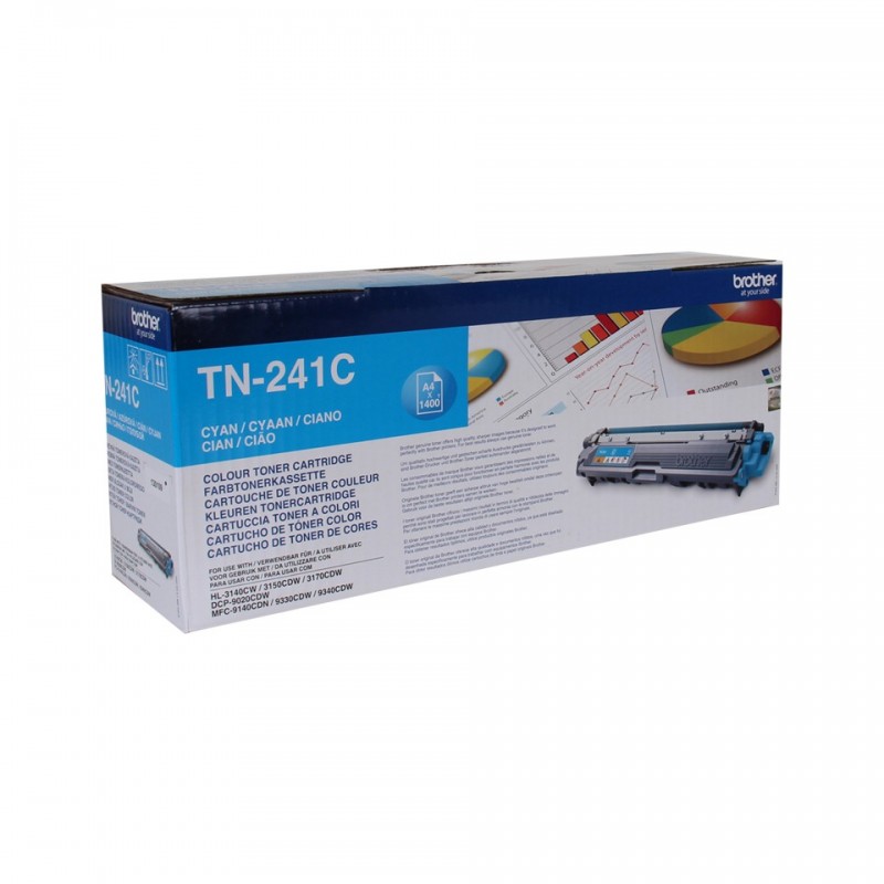 Brother TN-241C cartuccia toner 1 pz Originale Ciano