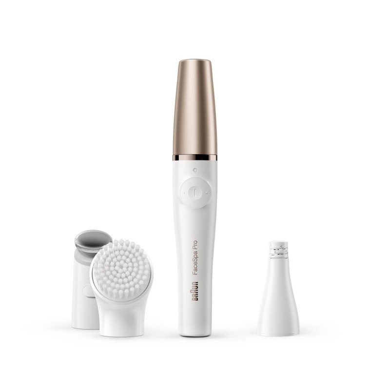 Braun FaceSpa Pro 911 10 Pinzette Weiß, Bronze