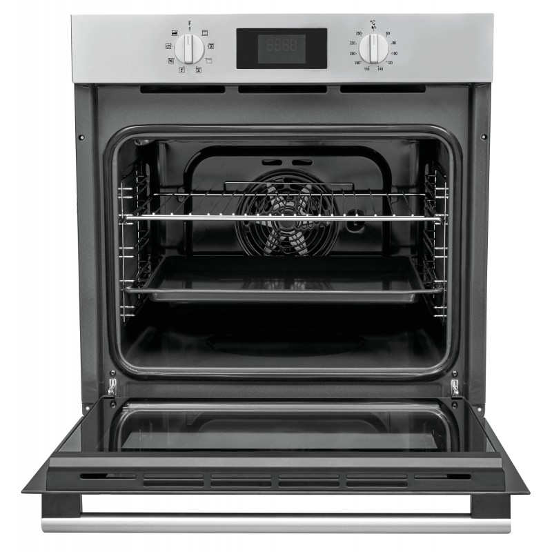 Hotpoint FA2 844 H IX HA Backofen 71 l A+ Schwarz, Satinierter Stahl