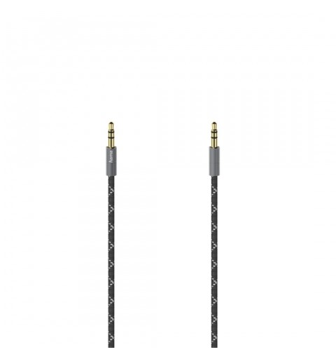 Hama 00205129 audio cable 0.75 m 3.5mm Black, Grey