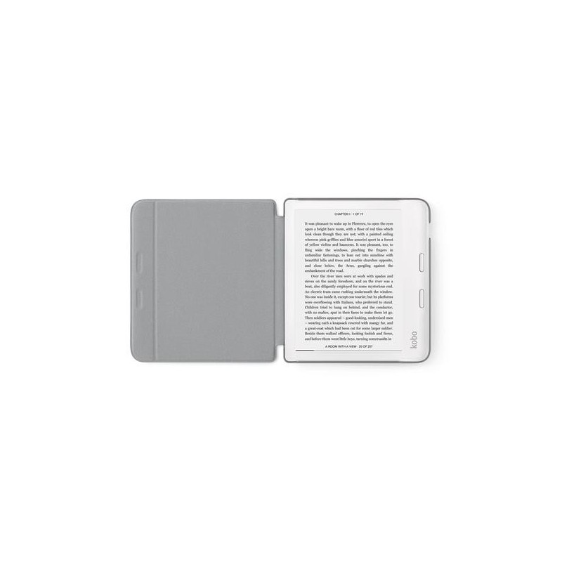 Rakuten Kobo N418-AC-GY-O-PU custodia per e-book reader 17,8 cm (7") Custodia a libro Grigio