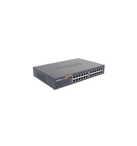 D-Link 24-port 10 100M NWay Desktop - Internal PSU (incl. 19" rack mount kit) No administrado