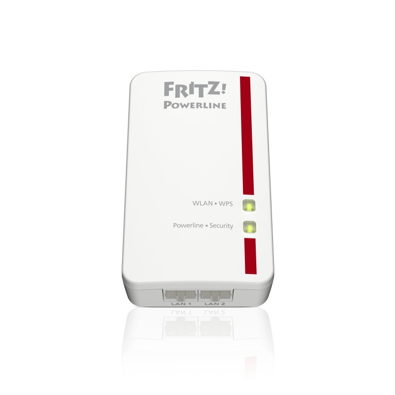 FRITZ! Powerline 540E WLAN Set International 500 Mbit s Eingebauter Ethernet-Anschluss Weiß 2 Stück(e)