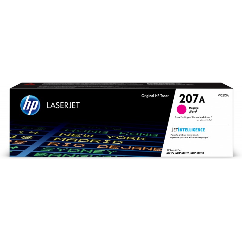 HP Cartucho de tóner Original 207A LaserJet magenta