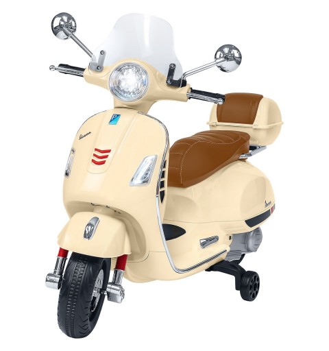 E-Spidko Vespa GTS Super Sport Beige elettrica con bauletto