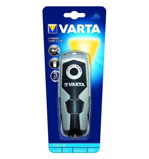 Varta Dynamo Light LED Negro, Gris Linterna de mano