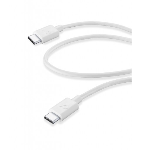 Cellularline USBDATA06USBC2C USB Kabel 0,6 m USB C Weiß