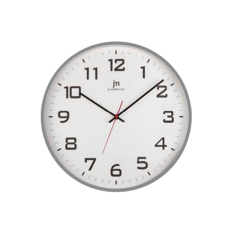 Lowell Justaminute 00880G wall clock Quartz wall clock Circle Grey