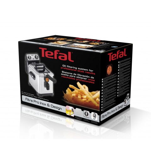 Tefal Filtra Pro Fr510 Single 3 L Stand-alone 2400 W Deep fryer Stainless steel