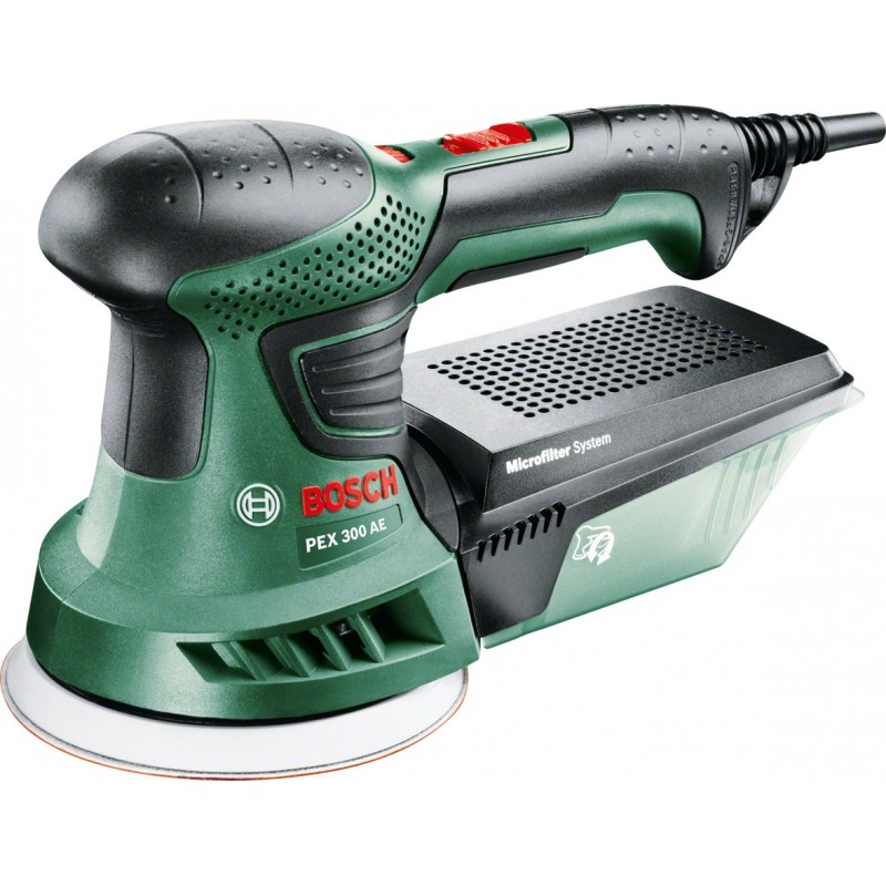 Bosch PEX 300 AE Lijadora orbital 24000 OPM Negro, Verde 270 W