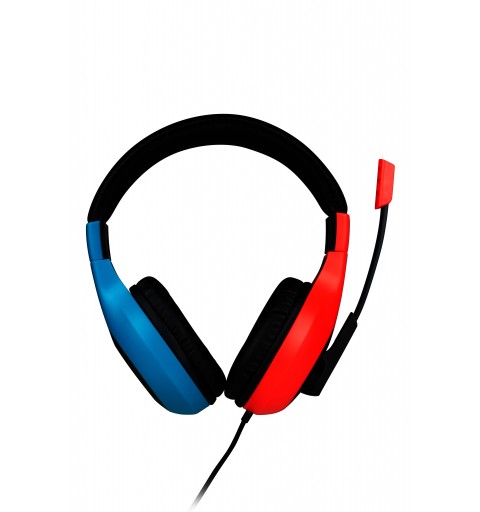 Bigben Connected SWITCHHEADSETV1R+B écouteur casque Avec fil Arceau Jouer Bleu, Rouge