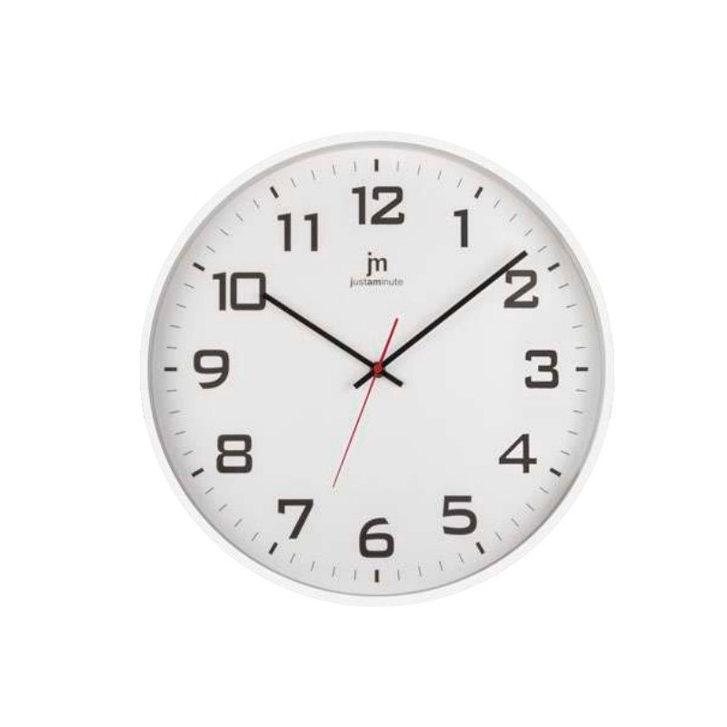 Lowell Justaminute 00880B wall clock Quartz wall clock Circle White