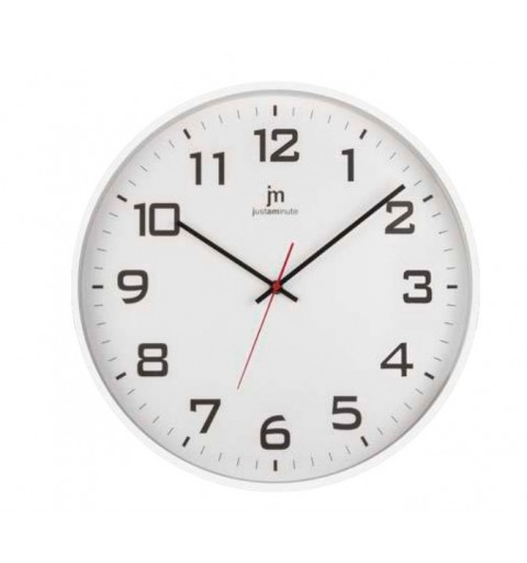 Lowell Justaminute 00880B horloge murale Horloge murale à quartz Cercle Blanc