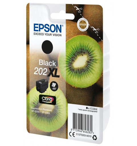 Epson Kiwi Singlepack Black 202XL Claria Premium Ink