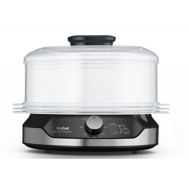 Tefal Ultracompact VC204810 cuiseur vapeur 3 Nombre de paniers Autoportante 800 W Noir