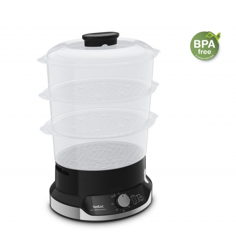 Tefal Ultracompact VC204810 cuiseur vapeur 3 Nombre de paniers Autoportante 800 W Noir