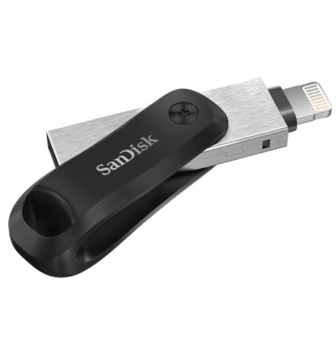 SanDisk iXpand lecteur USB flash 64 Go USB Type-A Lightning 3.2 Gen 2 (3.1 Gen 2) Noir, Argent