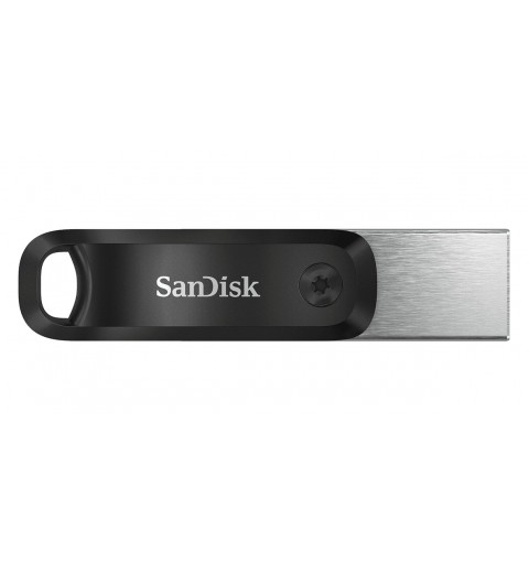 SanDisk iXpand lecteur USB flash 64 Go USB Type-A Lightning 3.2 Gen 2 (3.1 Gen 2) Noir, Argent