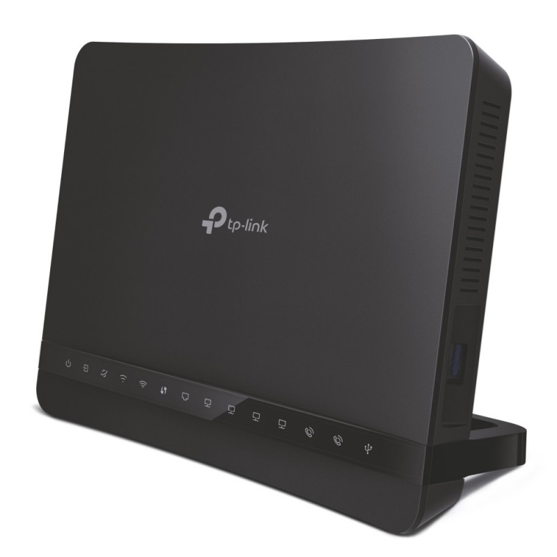 TP-LINK Archer VR1210v wireless router Gigabit Ethernet Dual-band (2.4 GHz 5 GHz) 3G 4G Black