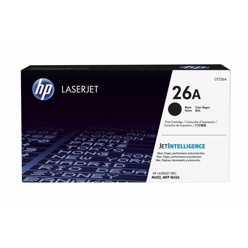 HP 26A Black Original LaserJet Toner Cartridge