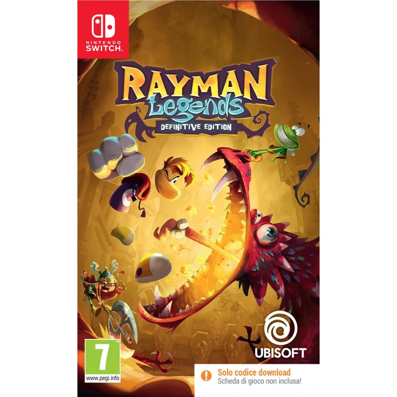 Ubisoft Rayman Legends Definitive Edition Définitif Allemand, Néerlandais, Anglais, Espagnol, Français, Italien, Portugais,