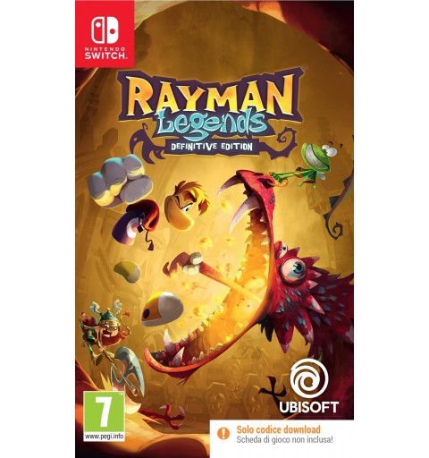 Ubisoft Rayman Legends Definitive Edition, Code in Box, ITA Nintendo Switch