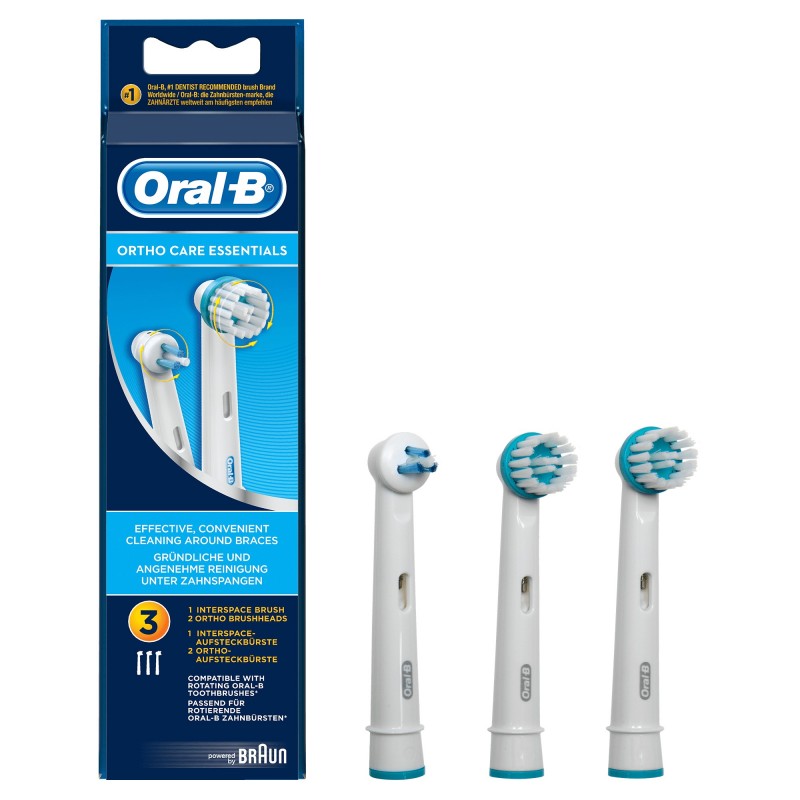 Oral-B Ortho Care Essentials Kit 3 pièce(s) Blanc