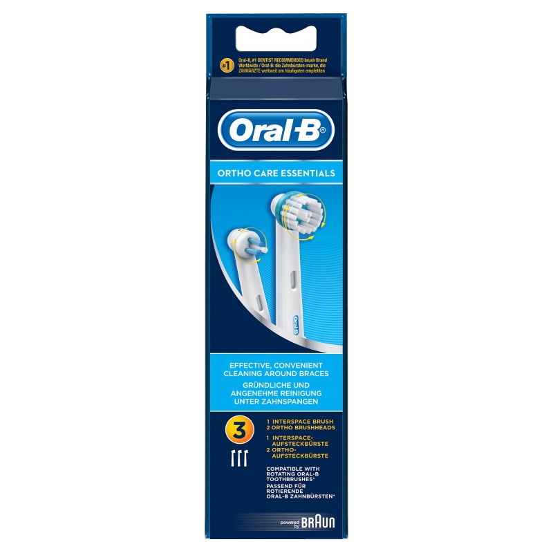 Oral-B Ortho Care Essentials Kit 3 pièce(s) Blanc