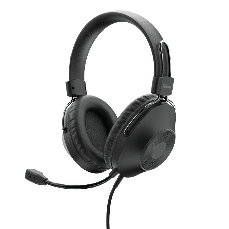 Trust Ozo Auriculares Alámbrico Diadema Llamadas Música USB tipo A Negro