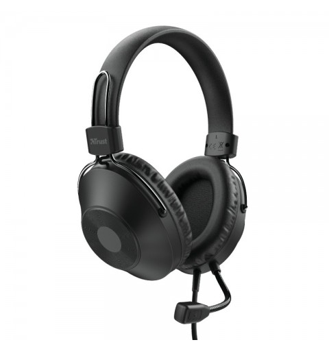 Trust Ozo Auriculares Alámbrico Diadema Llamadas Música USB tipo A Negro