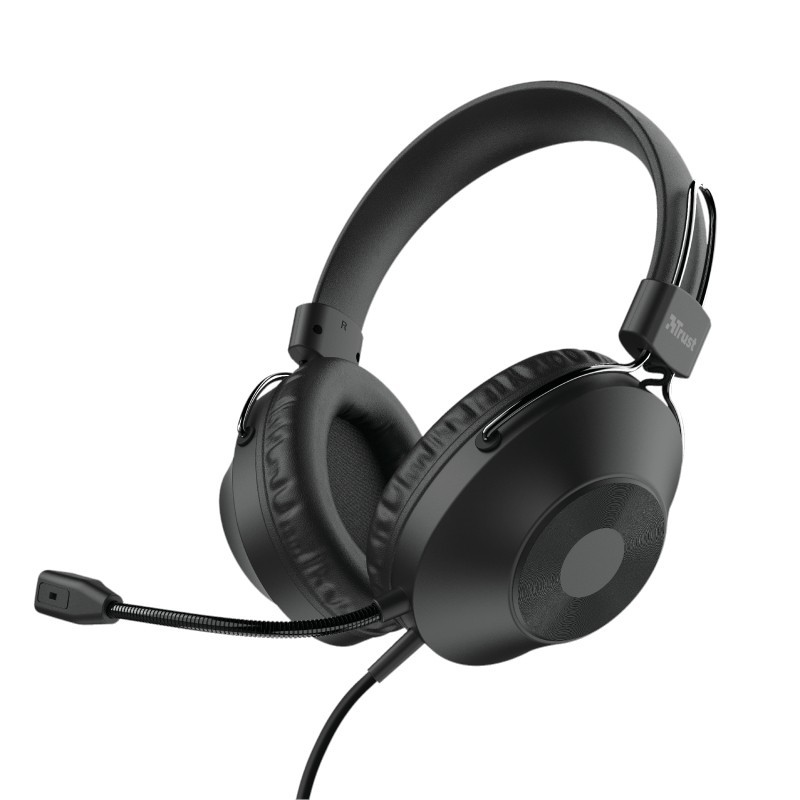 Trust Ozo Auriculares Alámbrico Diadema Llamadas Música USB tipo A Negro