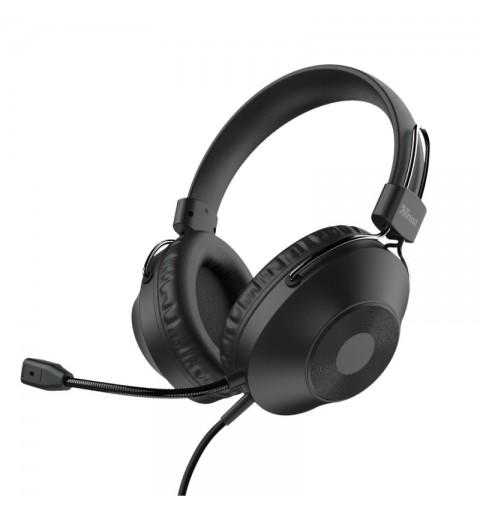 Trust Ozo Auriculares Alámbrico Diadema Llamadas Música USB tipo A Negro