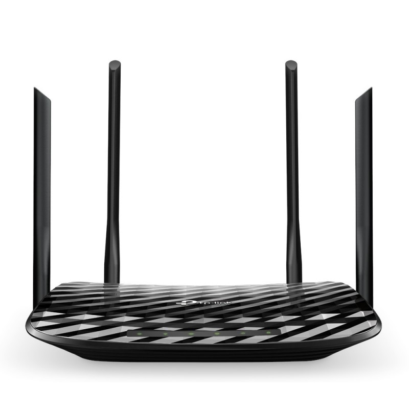 TP-LINK AC1200 router inalámbrico Gigabit Ethernet Doble banda (2,4 GHz 5 GHz) Negro