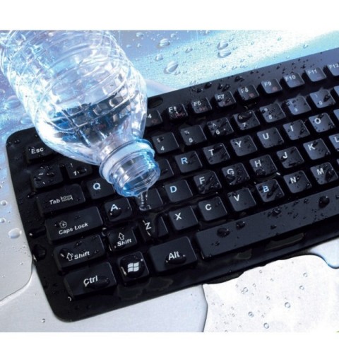 Techly Flexible Silicone Keyboard IP67 IDATA KB-R109L