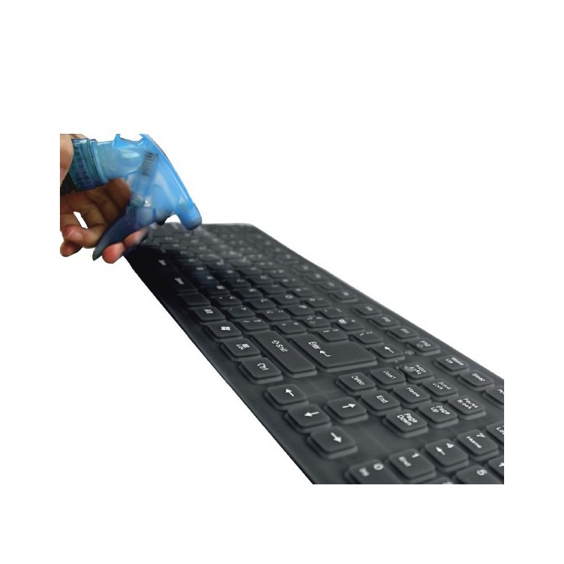 Techly IDATA KB-R109L Tastatur USB + PS 2 Italienisch Schwarz