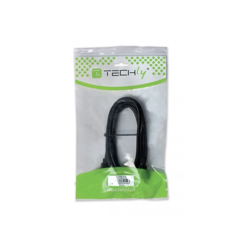 Techly 15m High Speed HDMI Cable with Ethernet A A M M Ferrite ICOC HDMI-FR-150