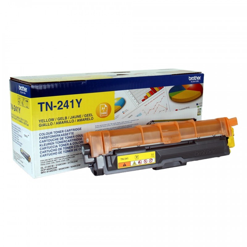 Brother TN-241Y cartuccia toner 1 pz Originale Giallo