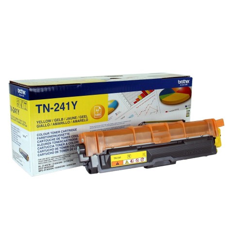 Brother TN-241Y Cartouche de toner 1 pièce(s) Original Jaune