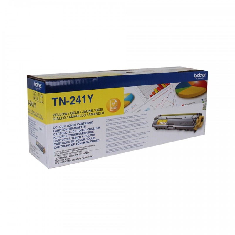 Brother TN-241Y Cartouche de toner 1 pièce(s) Original Jaune