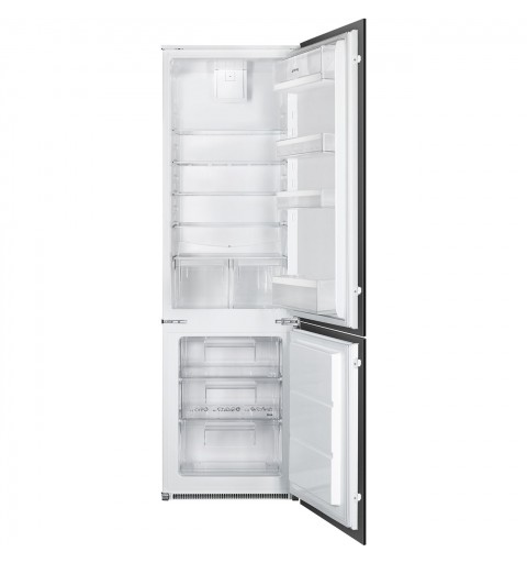 Smeg C41721F réfrigérateur-congélateur Intégré (placement) 268 L F Blanc