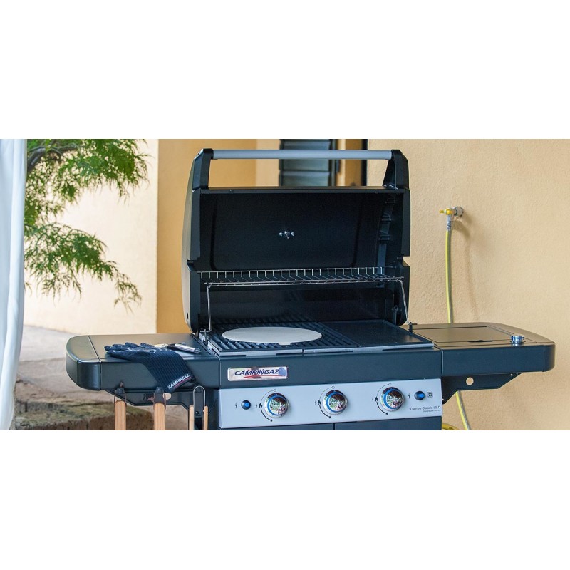 Campingaz 3 Series Classic LS Plus D DualGas Barbacoa Gas Negro, Blanco 11900 W