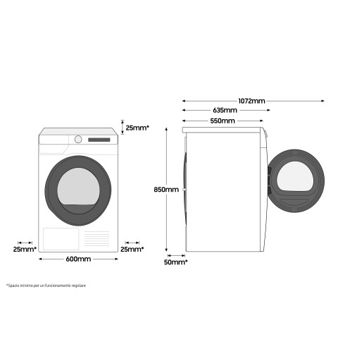 Samsung WW80T754DBT S3 washing machine Front-load 8 kg 1400 RPM B Black, White