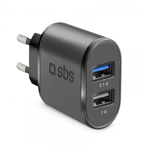 SBS TETR2USB21AFAST cargador de dispositivo móvil Negro Interior