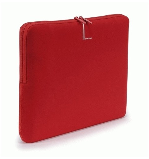 Tucano 14.1" Colore Sleeve sacoche d'ordinateurs portables 35,8 cm (14.1") Housse Rouge