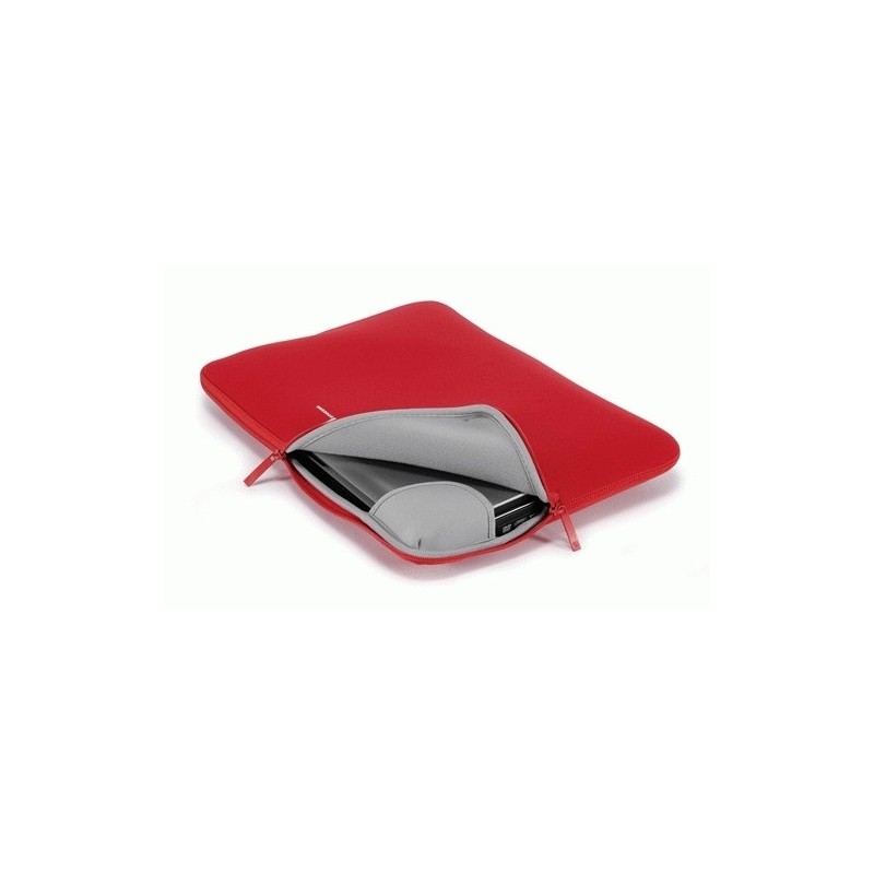 Tucano 14.1" Colore Sleeve maletines para portátil 35,8 cm (14.1") Funda Rojo